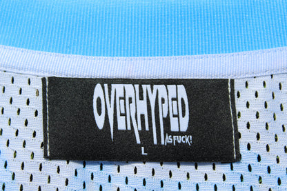 Overhyped Mesh Jersey - Cream/Baby Blue